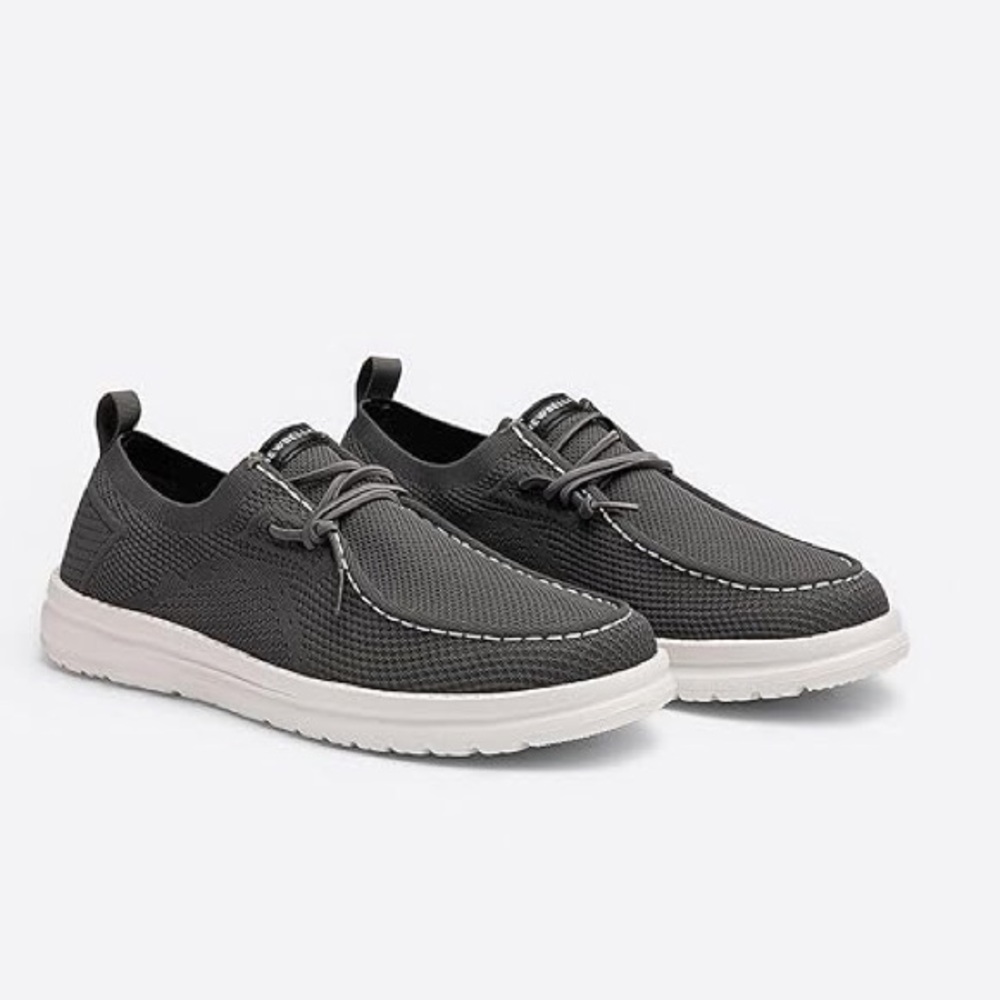 Men's Gray Casual Walking Shoes/Loafers - Picture 2 of 7